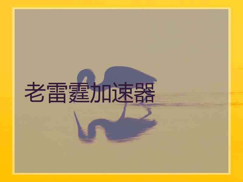 老雷霆加速器